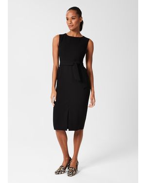 Hobbs Petite Alva Belted Dress - Black
