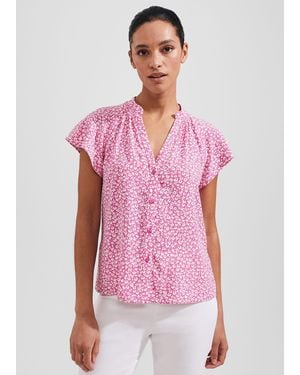 Hobbs Cosima Top - Pink