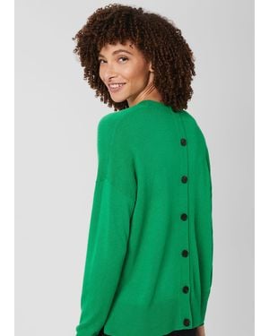 Hobbs 'Lydia Jumper With Cashmere - Green