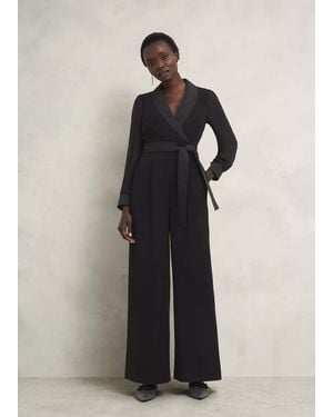 Hobbs Recycled Tuxedo-Inspired Jumpsuit - Multicolour