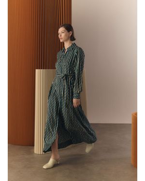 Hobbs Serpentine Shirt Dress - Brown