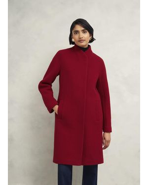 Hobbs Imelda Wool Coat - Red