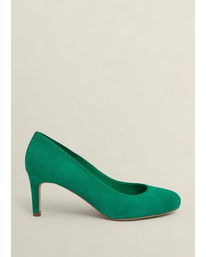 Hobbs Lizzie Suede Courts - Green