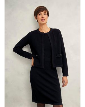 Hobbs Petra Knitted Jacket - Black