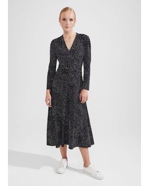 Hobbs Drew Jersey Dress - Black