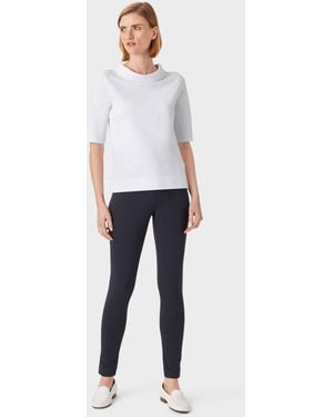 Hobbs Betsy Jersey Top - White