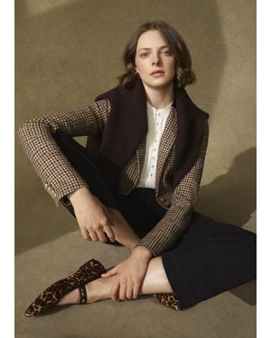 Hobbs Adeline Wool Jacket - Brown