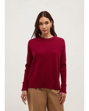 Hobbs Darla Wool Blend Jumper - Red