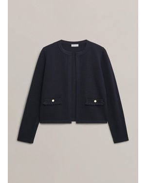 Hobbs Petra Knitted Jacket - Blue