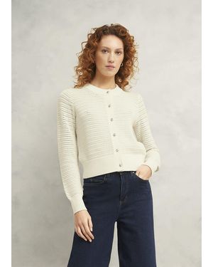 Hobbs Felicity Cotton Cardigan - Natural