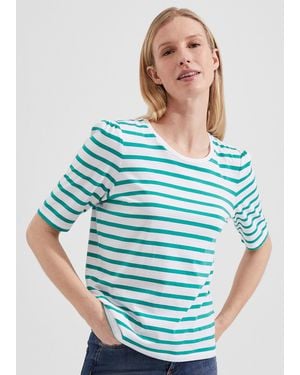 Hobbs Eva Stripe Top - Blue
