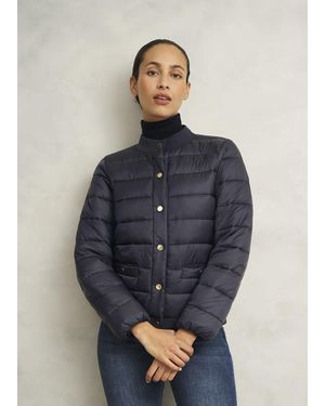 Hobbs Vespa Puffer Coat - Blue