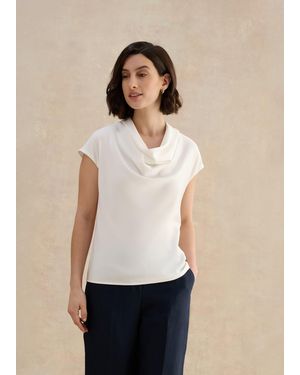 Hobbs Miranda Cowl Top - Natural