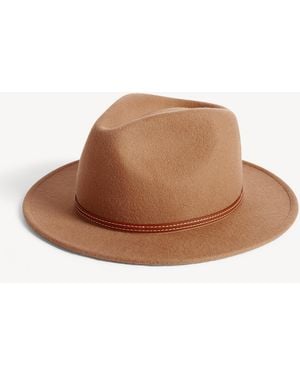 Hobbs Judith Fedora Hat - Brown