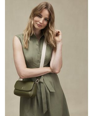 Hobbs Berwick Leather Crossbody Bag - Green