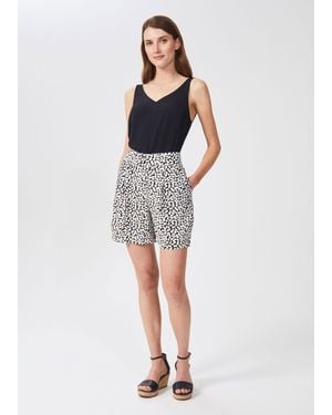 Hobbs Christa Floral Shorts - White