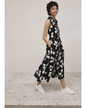 Hobbs Floral Thea Midi Dress - Multicolour