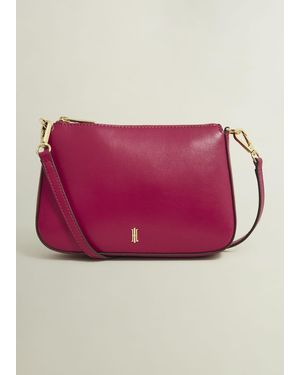 Hobbs Briella Leather Crossbody Bag - Pink