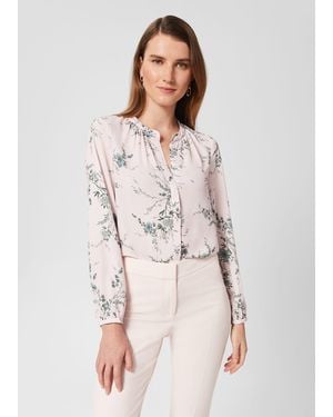 Hobbs Khloe Floral Top - White