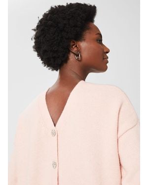 Hobbs Isabella Button Jumper With Alpaca - Multicolour