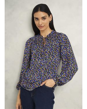 Hobbs Dorfold Blouse - Blue