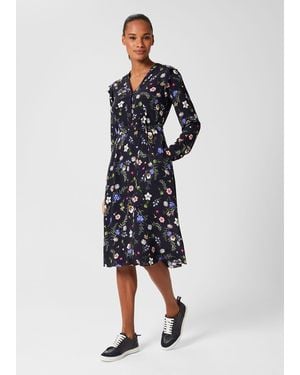 Hobbs Florentine Dress - Blue