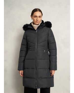 Hobbs Kaia Puffer Coat - Grey