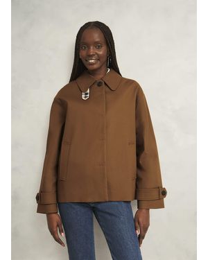 Hobbs Frida Shower Resistant Trench - Natural