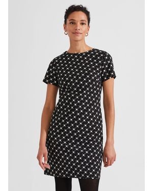 Hobbs Simona Dress With Cotton - Black
