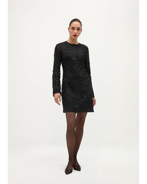 Hobbs Rutherford Tapework Mini Dress - Black