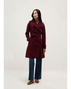 Hobbs Skylar Trench Coat - Red