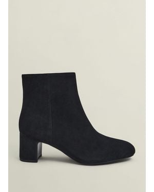 Hobbs Rochelle Suede Ankle Boots - Black