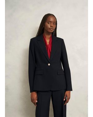 Hobbs Heidi Wool Blend Jacket - Blue