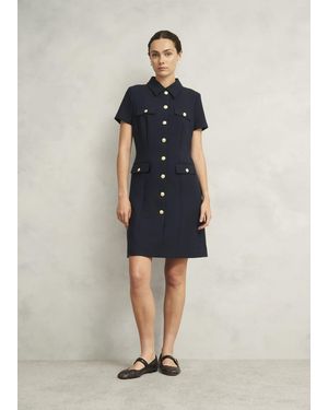 Hobbs Nadiya Dress - Blue