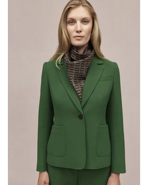 Hobbs Haley Single Breasted Jacket - Green