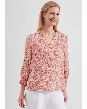 Hobbs Cecilia Top - Pink