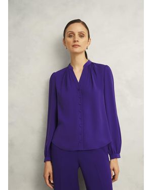 Hobbs Peony Blouse - Purple