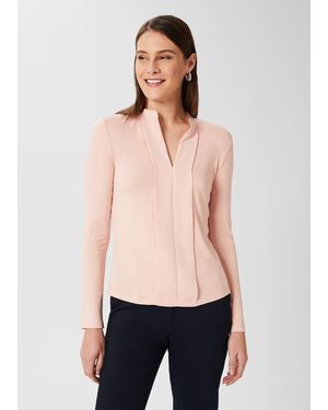 Hobbs Leena Long Sleeved Top - Pink