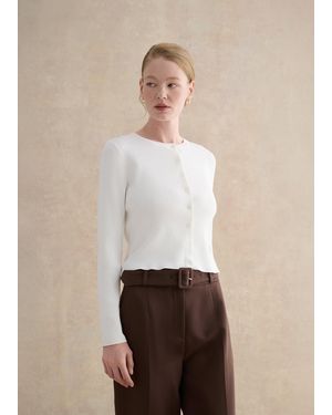 Hobbs Larissa Cardigan - Natural