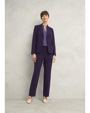 Hobbs Fenella Straight Trousers - Blue