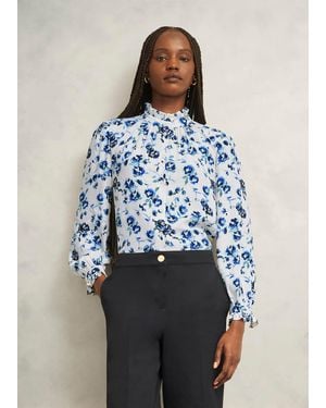 Hobbs Elspeth Blouse - Blue