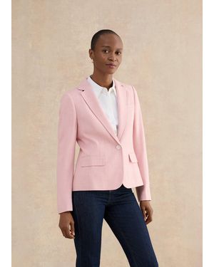 Hobbs Blake Check Jacket - Pink