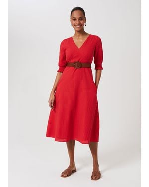 Hobbs Tonicha Dress - Red