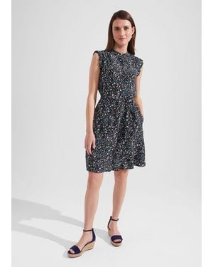 Hobbs Frida Floral Belted Dress - Multicolour