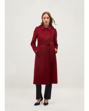 Hobbs Livia Wool Coat - Red