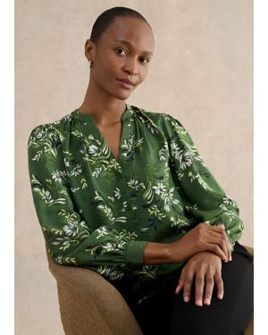 Hobbs Sylvia Blouse - Green