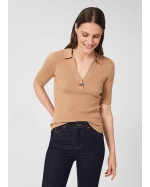Hobbs Josie Collared Jumper - Blue