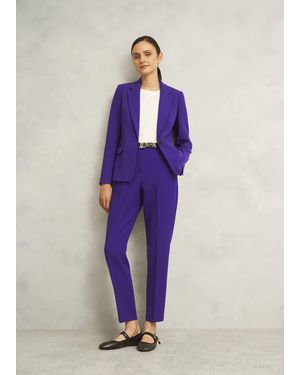 Hobbs Petite Sami Tapered Trousers - Blue