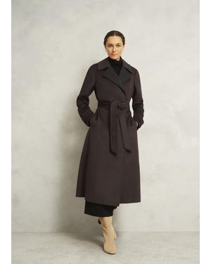 Hobbs Edgely Wool Coat - Brown