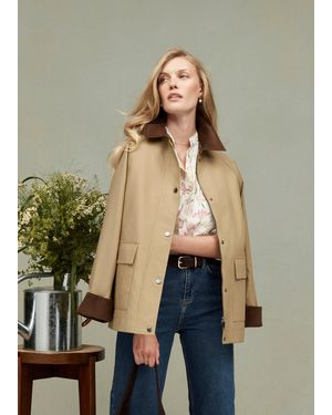 Hobbs Gabby Barn Jacket - Natural